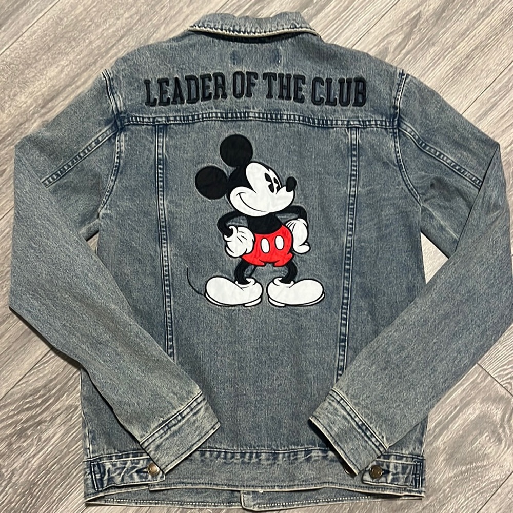 Mickey Mouse leader of the club jean jacket
